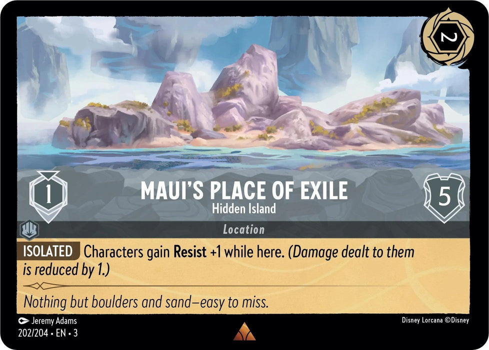 Maui's Place of Exile - Hidden Island (202/204) [Into the Inklands] - for just $0.10! 