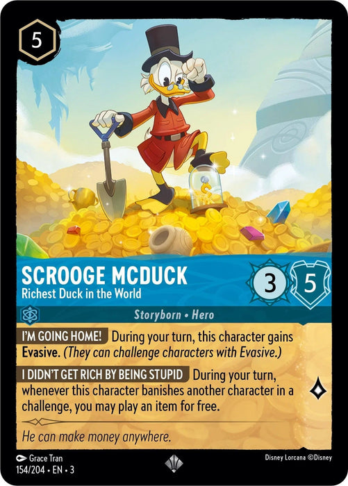 Scrooge McDuck - Richest Duck in the World (154/204) [Into the Inklands] - for just $0.10! 