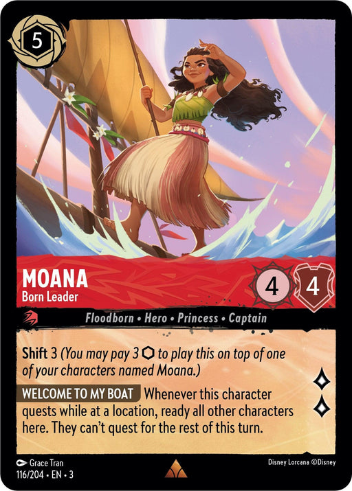 Moana - Born Leader (116/204) - Into the Inklands - for just $0.03! 