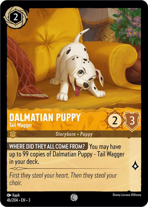 Dalmatian Puppy - Tail Wagger (4b/204) (4b/204) - Into the Inklands - for just $0.09! 