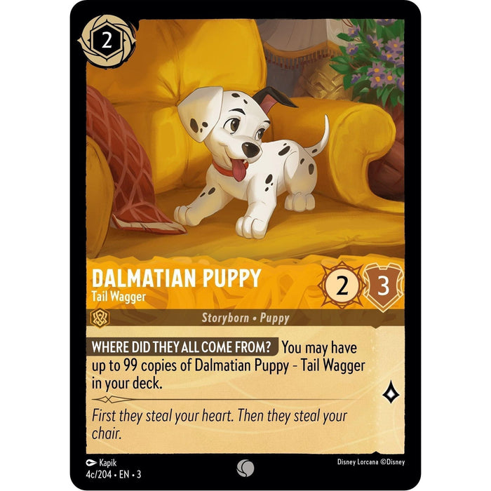 Dalmatian Puppy - Tail Wagger (4c) (4c/204) [Into the Inklands] - Just $0.15! Shop now at Retro Gaming of Denver