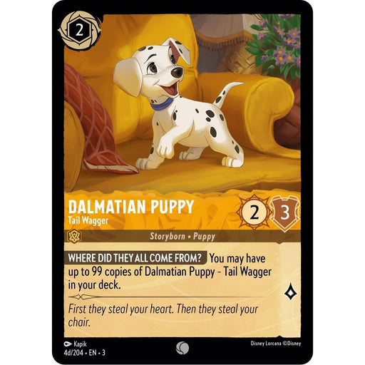 Dalmatian Puppy - Tail Wagger (4d) (4d/204) [Into the Inklands] - Just $0.10! Shop now at Retro Gaming of Denver