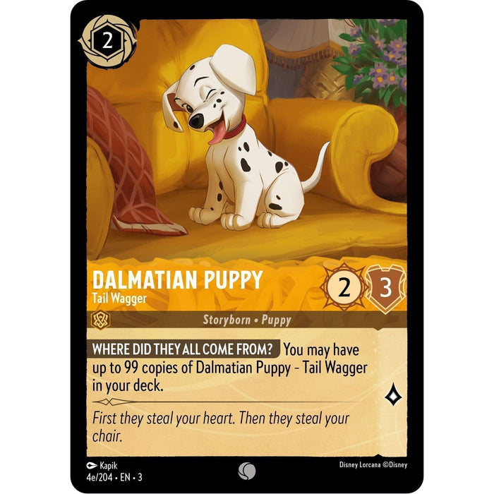 Dalmatian Puppy - Tail Wagger (4e) (4e/204) [Into the Inklands] - Just $0.15! Shop now at Retro Gaming of Denver