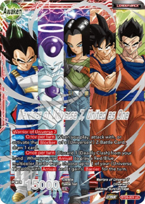 Android 17 // Warriors of Universe 7, United as One (2023 Championship Finals Top 16) (BT20-001) [Tournament Promotion Cards] - for just $1199.60! 