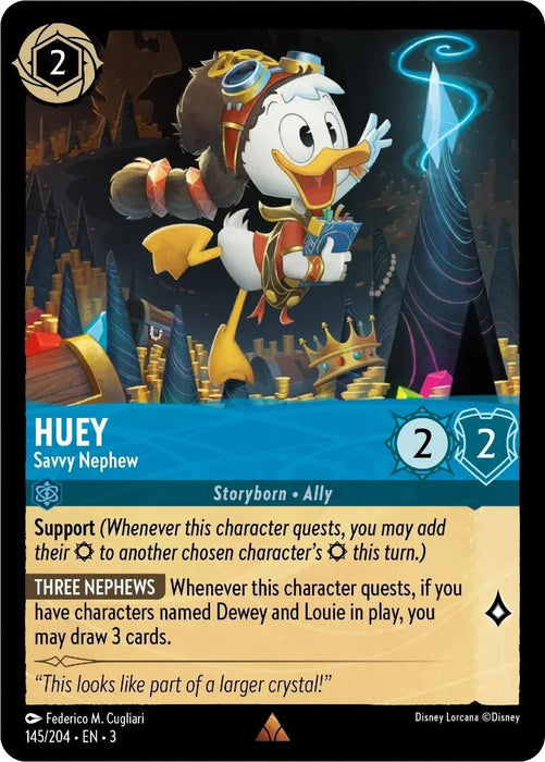 Huey - Savvy Nephew (145/204) [Into the Inklands] - for just $0.10! 