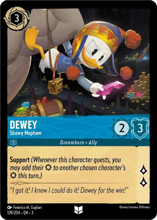 Dewey - Showy Nephew (139/204) - Into the Inklands - for just $0.02! 