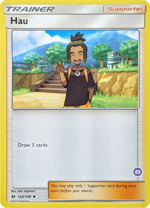 Hau (120/149) (Deck Exclusive #23) [Sun & Moon: Trainer Kit - Alolan Sandslash] - Just $0.10! Shop now at Retro Gaming of Denver