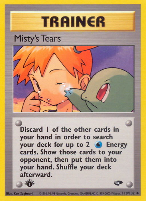 Misty's Tears (118/132) [Gym Challenge 1st Edition] - Just $5! Shop now at Retro Gaming of Denver