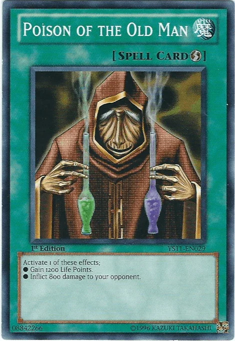 Poison of the Old Man [YS11-EN029] Common - for just $0.20! 