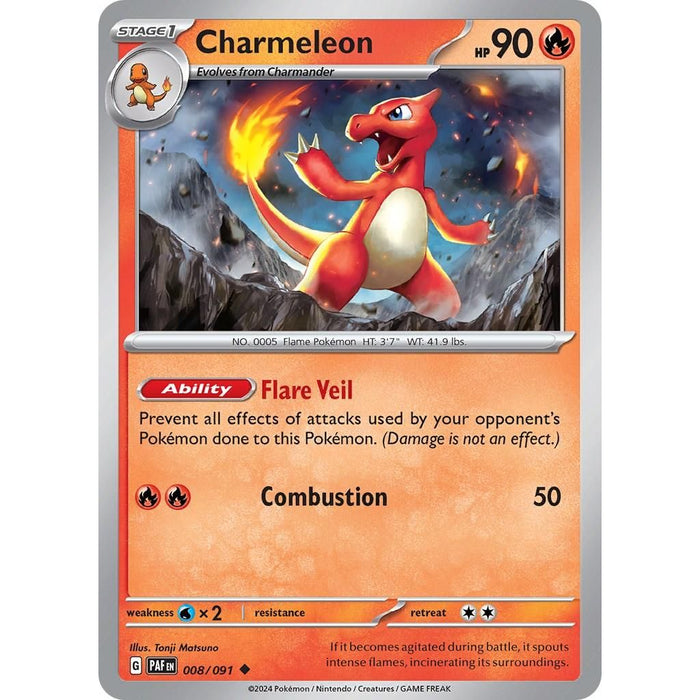 Charmeleon (008/091) [Scarlet & Violet: Paldean Fates] - Just $0.05! Shop now at Retro Gaming of Denver