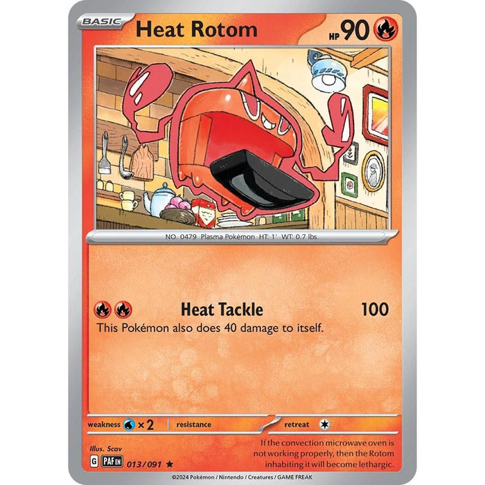 Heat Rotom (013/091) [Scarlet & Violet: Paldean Fates] - Just $0.10! Shop now at Retro Gaming of Denver