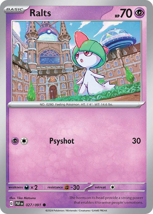 Ralts (027/091) [Scarlet & Violet: Paldean Fates] - for just $0.10! 