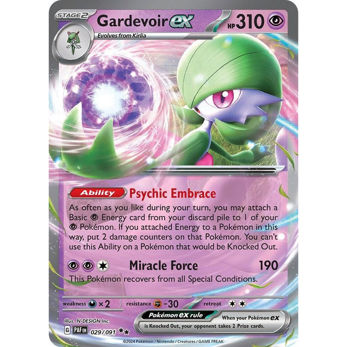 Gardevoir ex (029/091) [Scarlet & Violet: Paldean Fates] - Just $0.52! Shop now at Retro Gaming of Denver