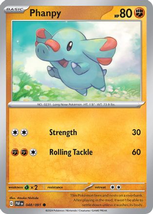 Phanpy 048/091 - SV Paldean Fates - for just $0.05! 