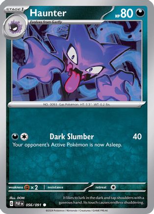 Haunter 056/091 - SV Paldean Fates - for just $0.05! 