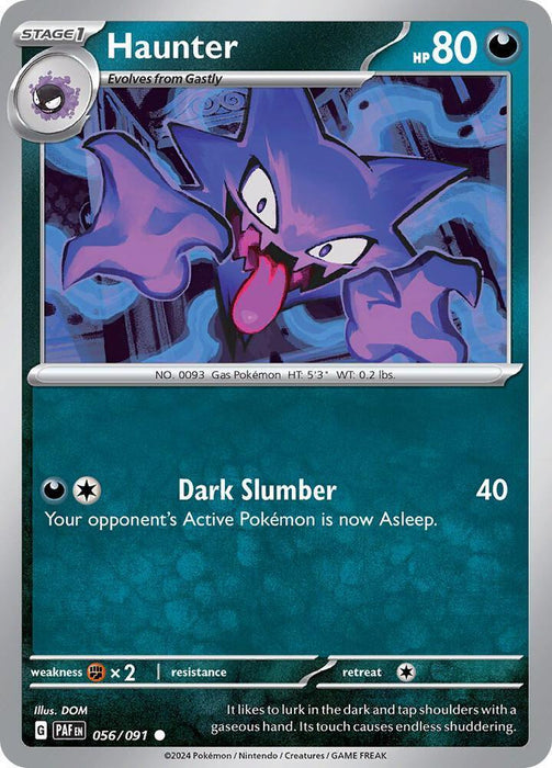 Haunter (056/091) [Scarlet & Violet: Paldean Fates] - for just $0.10! 
