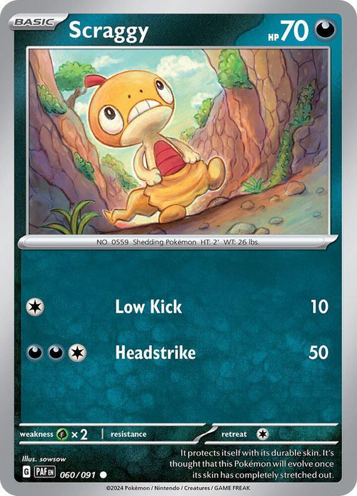 Scraggy (060/091) [Scarlet & Violet: Paldean Fates] - for just $0.10! 