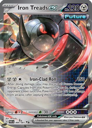 Iron Treads ex 066/091 - SV Paldean Fates Holofoil - for just $0.35! 