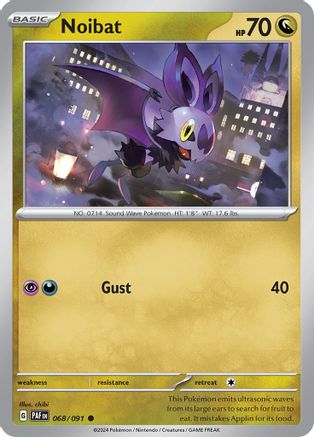 Noibat 068/091 - SV Paldean Fates - for just $0.03! 