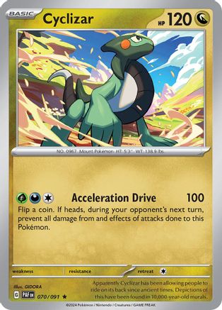 Cyclizar 070/091 - SV Paldean Fates - for just $0.85! 