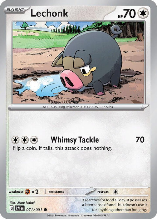 Lechonk (071/091) [Scarlet & Violet: Paldean Fates] - for just $0.10! 