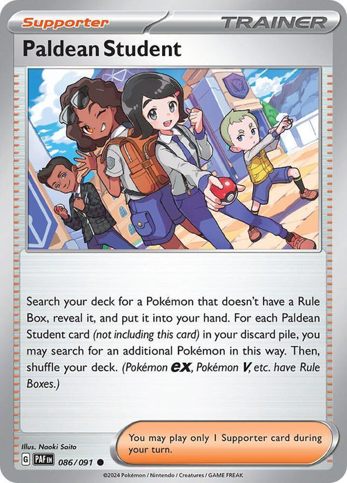 Paldean Student (086/091) [Scarlet & Violet: Paldean Fates] - for just $0.10! 