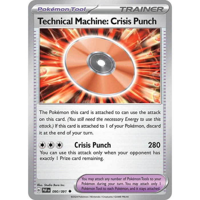 Technical Machine: Crisis Punch (090/091) [Scarlet & Violet: Paldean Fates] - Just $0.03! Shop now at Retro Gaming of Denver