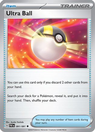 Ultra Ball 091/091 - SV Paldean Fates - for just $0.08! 