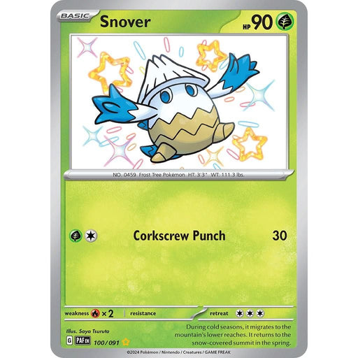 Snover (100/091) [Scarlet & Violet: Paldean Fates] - Just $1! Shop now at Retro Gaming of Denver