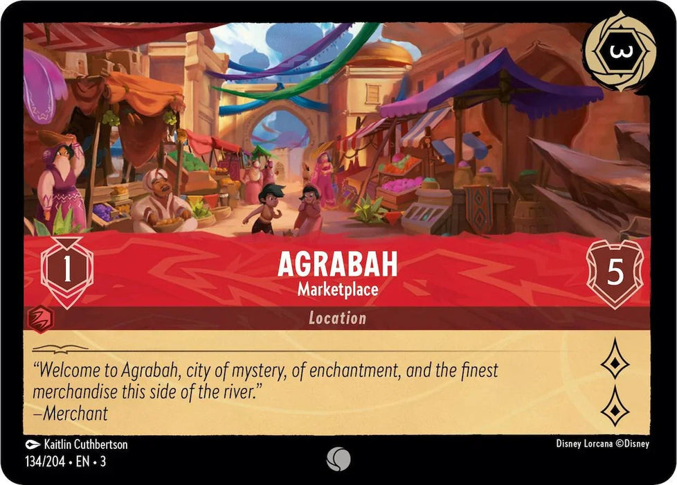Agrabah - Marketplace (134/204) [Into the Inklands] - for just $0.10! 