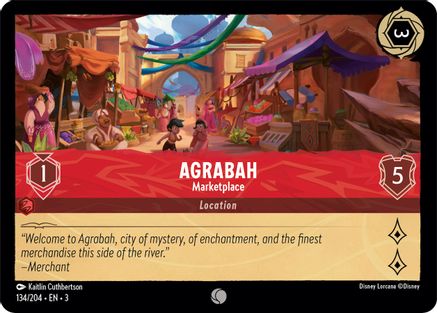 Agrabah - Marketplace (134/204) - Into the Inklands - for just $0.03! 