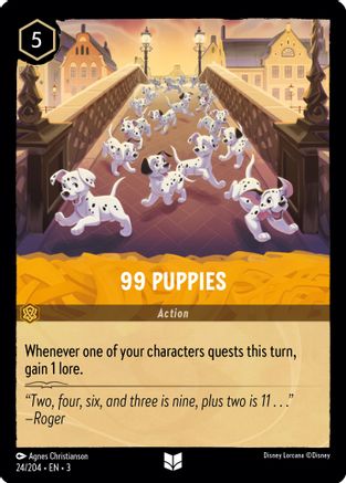 99 Puppies (24/204) - Into the Inklands - for just $0.03! 