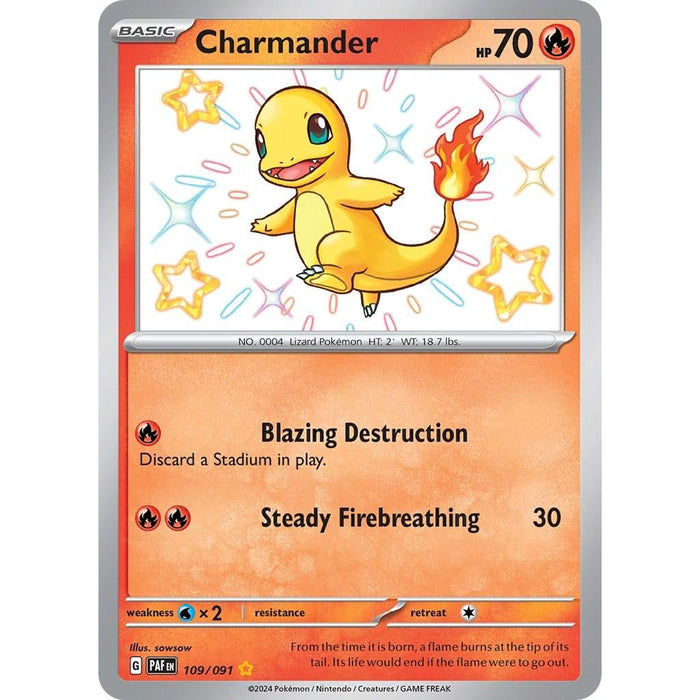 Charmander (109/091) [Scarlet & Violet: Paldean Fates] - Just $11.25! Shop now at Retro Gaming of Denver