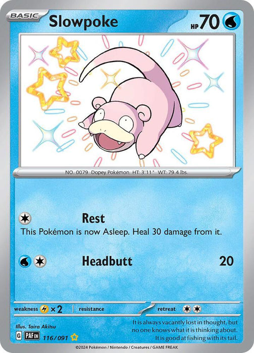 Slowpoke (116/091) [Scarlet & Violet: Paldean Fates] - for just $3.10! 