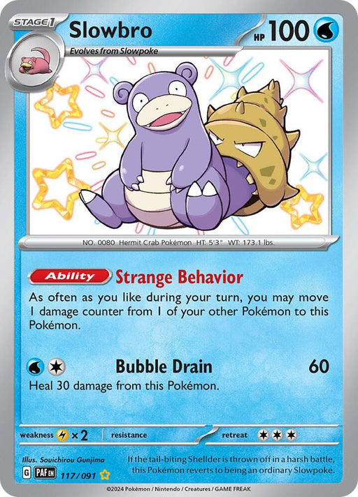 Slowbro (117/091) [Scarlet & Violet: Paldean Fates] - for just $3.15! 