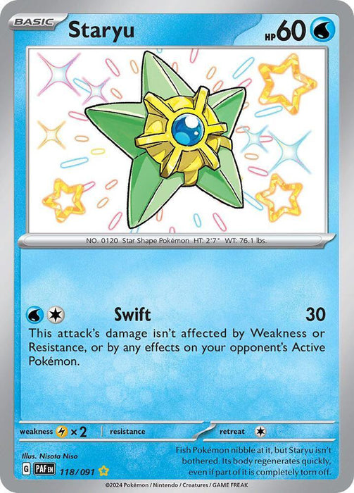 Staryu (118/091) [Scarlet & Violet: Paldean Fates] - for just $2.25! 