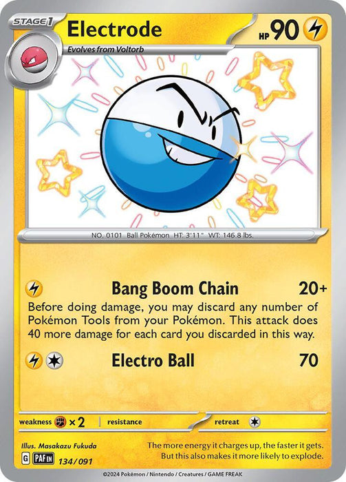 Electrode (134/091) [Scarlet & Violet: Paldean Fates] - for just $1.30! 