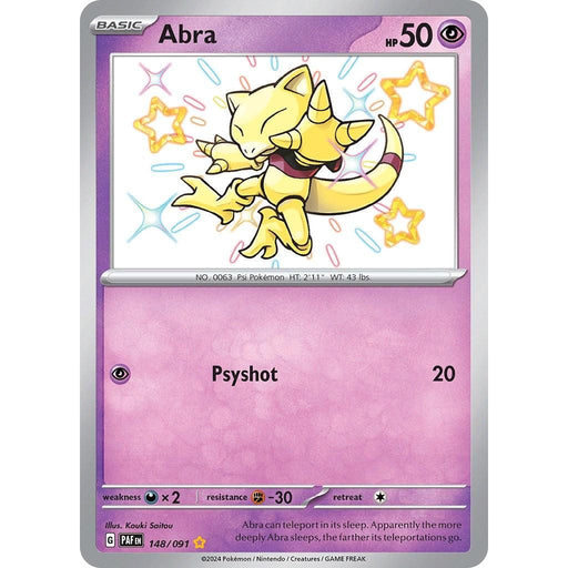 Abra (148/091) [Scarlet & Violet: Paldean Fates] - Just $2.45! Shop now at Retro Gaming of Denver