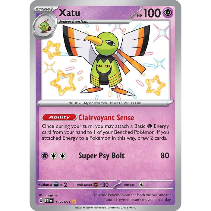 Xatu (152/091) [Scarlet & Violet: Paldean Fates] - Just $2.90! Shop now at Retro Gaming of Denver