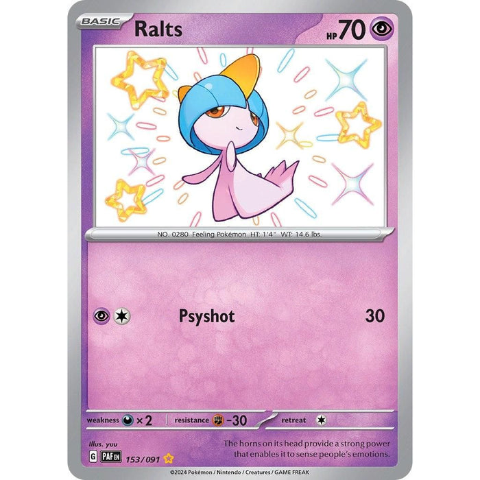 Ralts (153/091) [Scarlet & Violet: Paldean Fates] - Just $3.15! Shop now at Retro Gaming of Denver