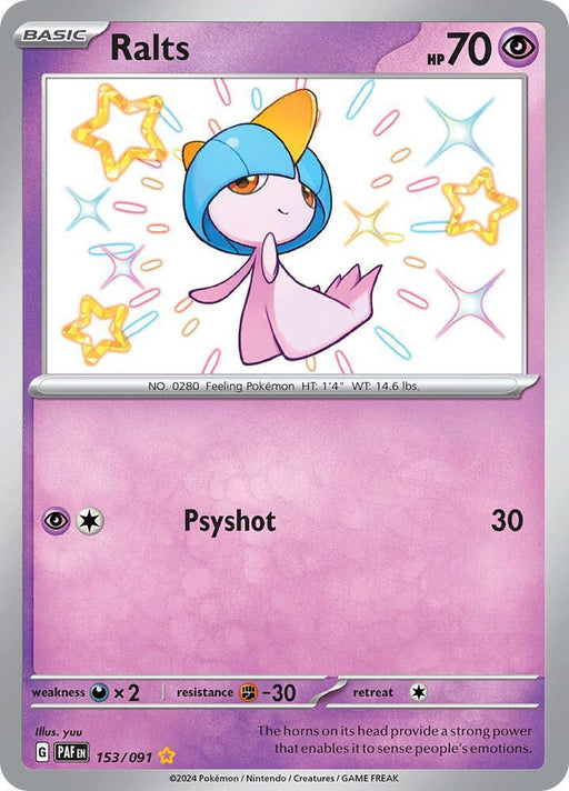 Ralts (153/091) [Scarlet & Violet: Paldean Fates] - for just $3! 