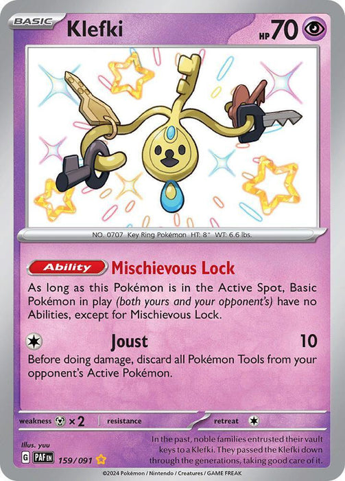 Klefki (159/091) [Scarlet & Violet: Paldean Fates] - for just $1.75! 