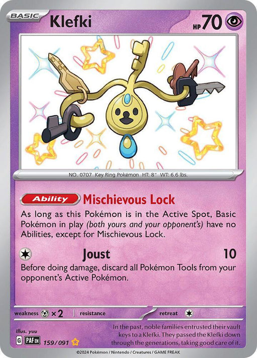 Klefki (159/091) [Scarlet & Violet: Paldean Fates] - for just $1.75! 