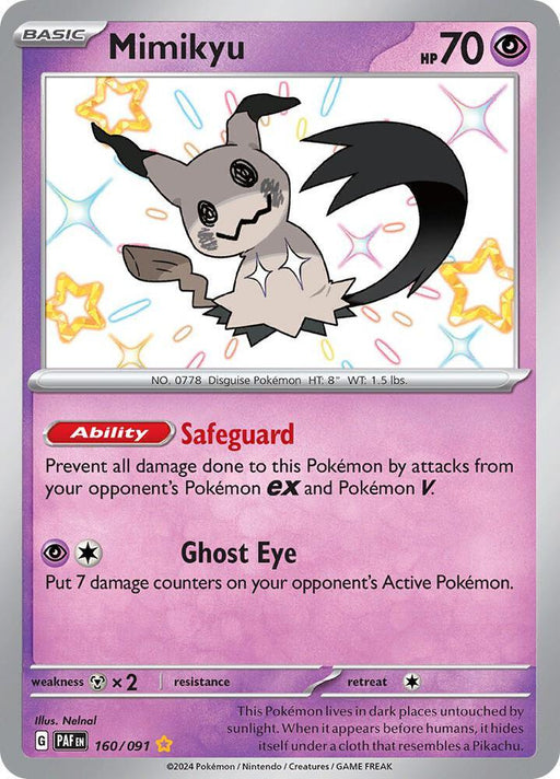 Mimikyu -160/091 [Scarlet & Violet: Paldean Fates] - for just $7.20! 