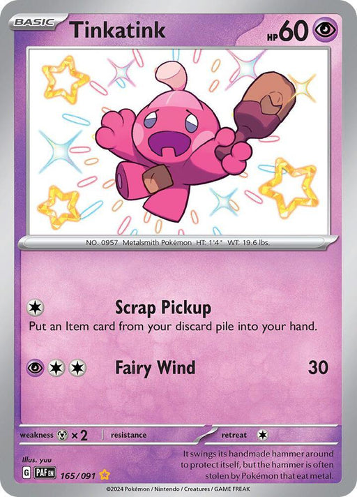 Tinkatink (165/091) [Scarlet & Violet: Paldean Fates] - for just $1.55! 