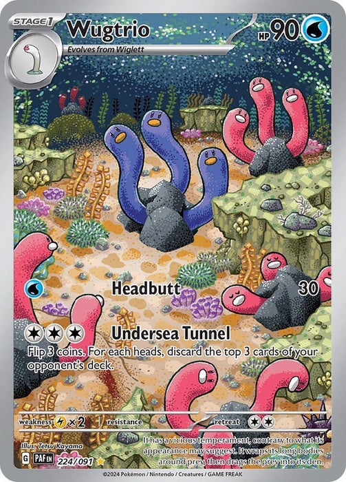 Wugtrio (224/091) [Scarlet & Violet: Paldean Fates] - for just $1.15! 