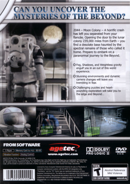 Echo Night: Beyond – PlayStation 2 (PS2) - for just $0! 