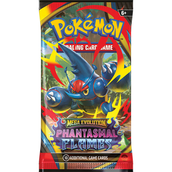 Pokemon: Mega Evolution - Phantasmal Flames Booster Pack - for just $9! 