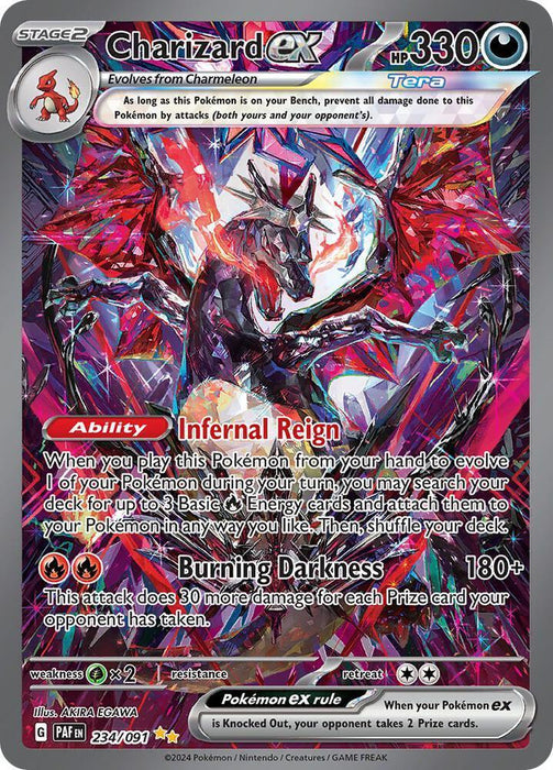 Charizard ex (234/091) [Scarlet & Violet: Paldean Fates] - for just $135! 