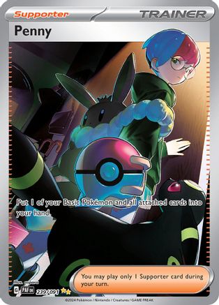 Penny 239/091 - SV Paldean Fates Holofoil - for just $9.82! 